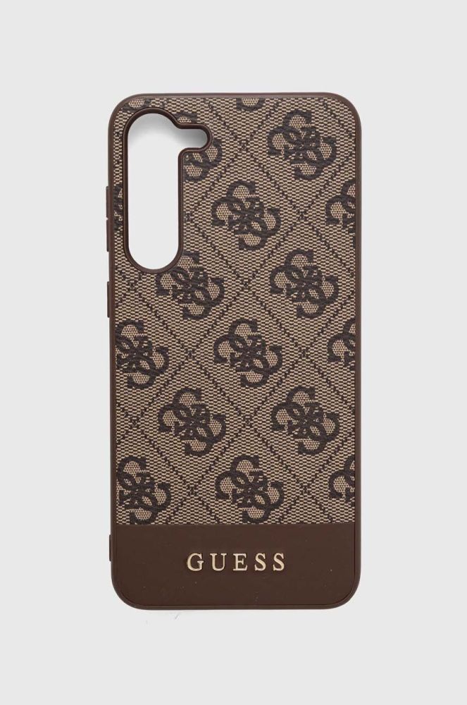 Чохол на телефон Guess Galaxy S23+ S916 колір коричневий