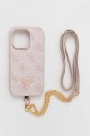 Чохол на телефон Guess iPhone 14 Pro 6.1 колір рожевий (3553065)