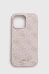 Чохол на телефон Guess iPhone 15 Pro Max 6.7 колір рожевий (3647341)