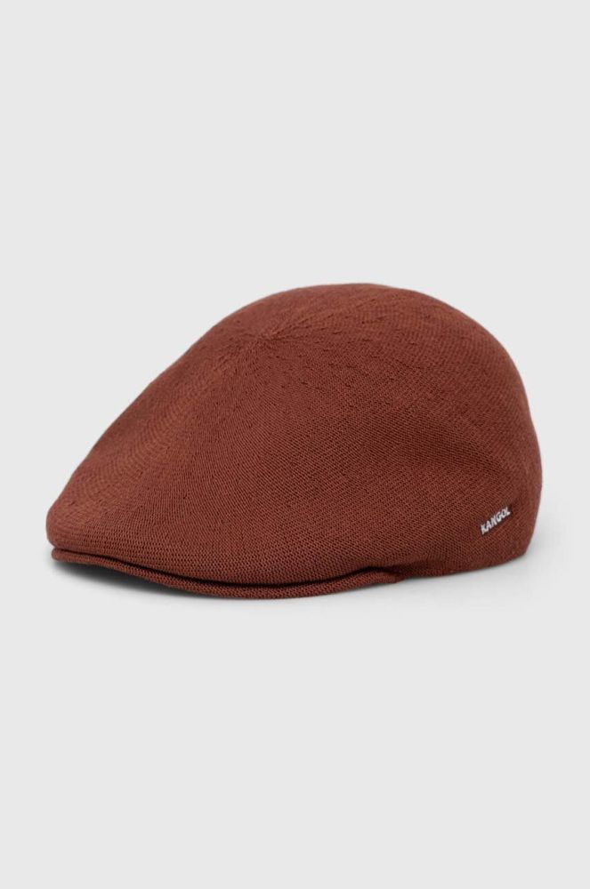 Кашкет Kangol колір коричневий (3080976)