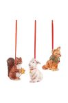 Набір ялинкових прикрас Villeroy & Boch Nostalgic Ornaments 3-pack колір барвистий (3570052)