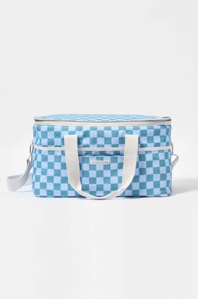 Термосумка SunnyLife Cooler Bag Jardin колір блакитний