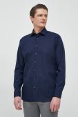 Бавовняна сорочка Seidensticker чоловіча колір синій slim