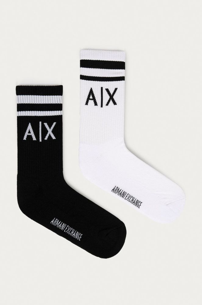 Armani Exchange - Шкарпетки (2-pack) колір барвистий