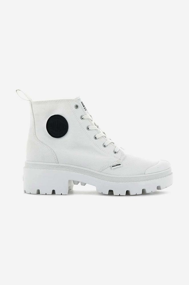 Кеди Palladium Pallabase Twill жіночі колір білий