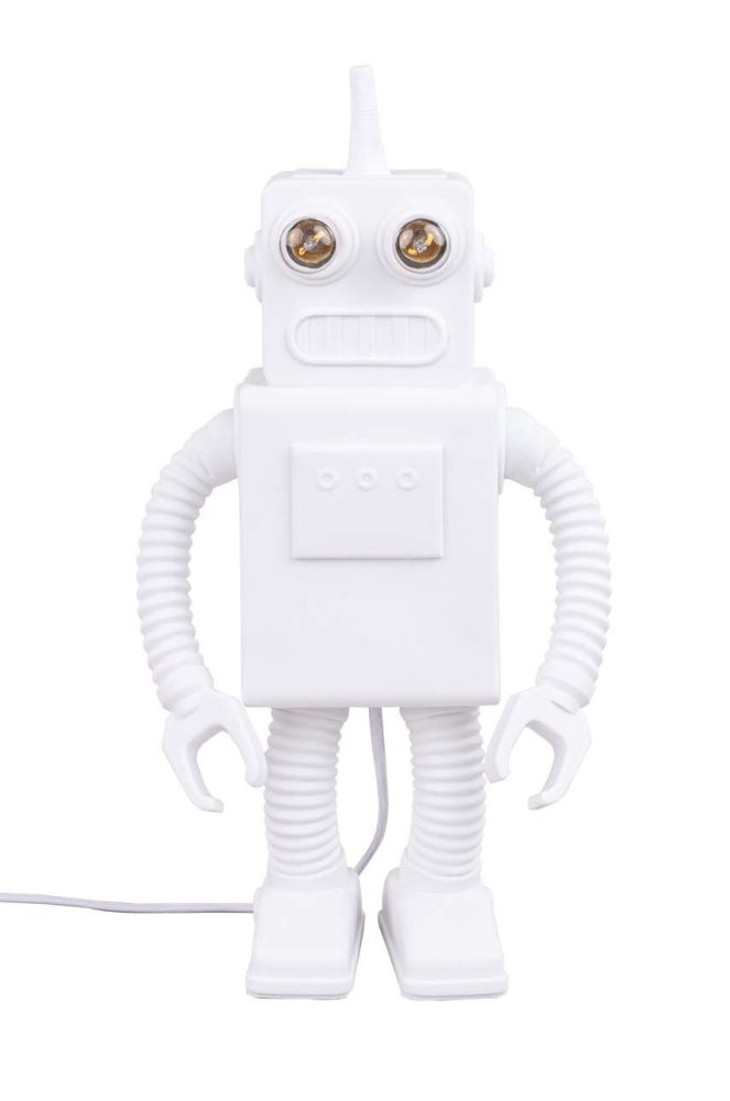 Настільна лампа Seletti Robot Lamp колір білий
