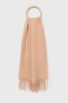 Шарф Pieces жіночий колір рожевий однотонний (2668296)