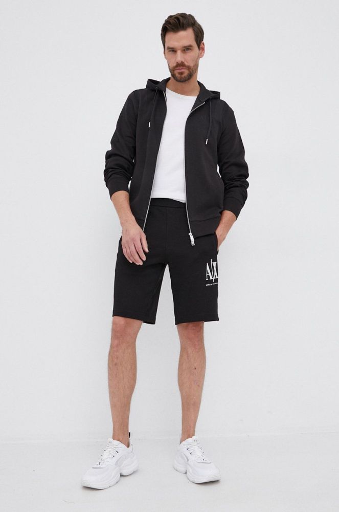 Шорти Armani Exchange чоловічі колір чорний (1650333)