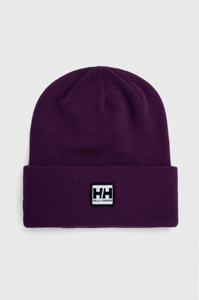 Шапка Helly Hansen колір синій з товстого трикотажу (3449762)