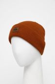 Шапка Quiksilver колір коричневий з тонкого трикотажу