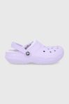 Тапочки Crocs Classic Lined Clog колір рожевий 203591 SIC.LINED.CLOG.203591.D-LAVENDER.L