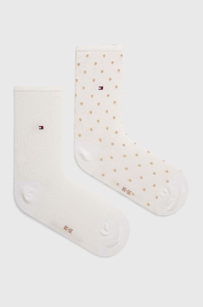 Шкарпетки Tommy Hilfiger 2-pack жіночі колір білий (3511191)