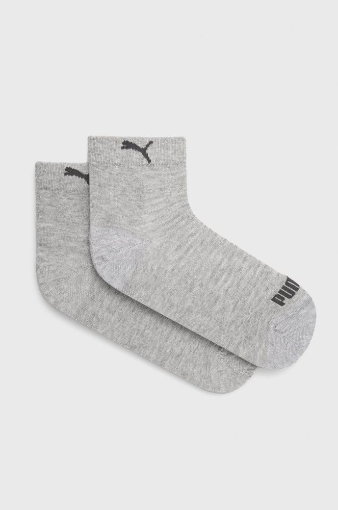 Шкарпетки Puma (2-pack) 907956 жіночі колір сірий