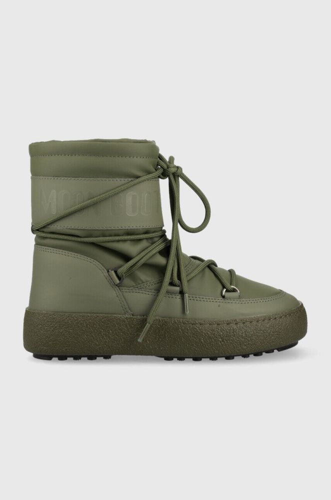 Зимові чоботи Moon Boot чоловічі колір зелений 24400500.MB.MTRACK.TUBE-DARKGREY