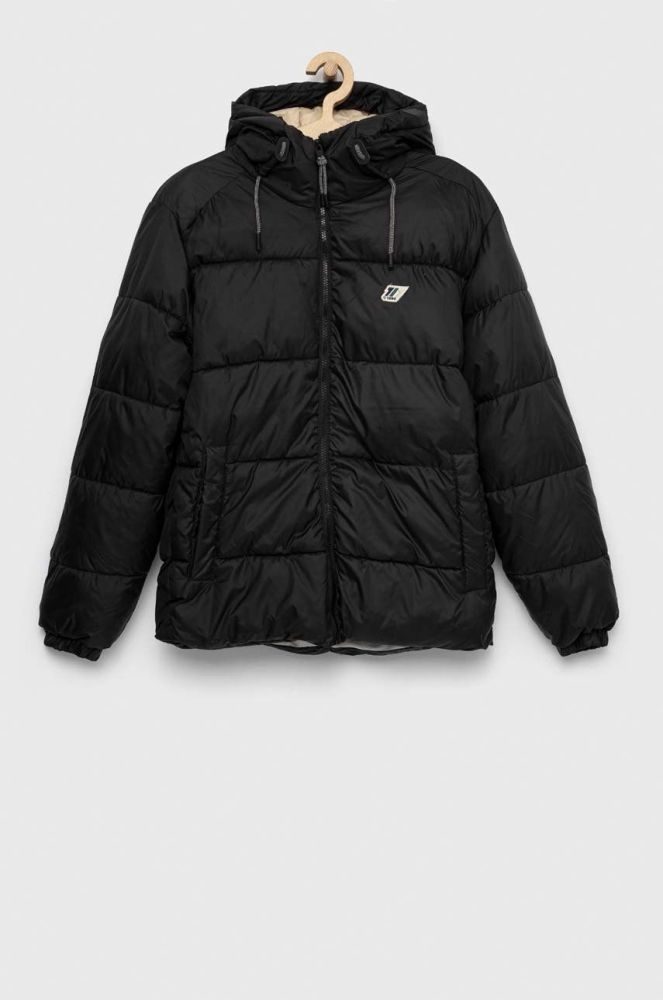 Дитяча куртка Jack & Jones колір чорний