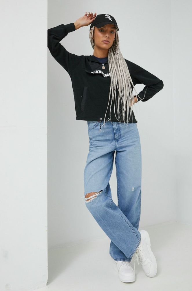 Кофта Ellesse жіноча колір чорний (2669188)