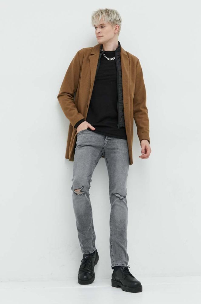 Джинси Jack & Jones Glenn чоловічі колір сірий (2857722)