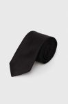Шовковий галстук BOSS колір чорний (3383071)