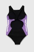 Суцільний дитячий купальник adidas Performance колір чорний (3305744)
