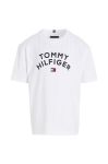 Дитяча бавовняна футболка Tommy Hilfiger колір білий з принтом (3527657)