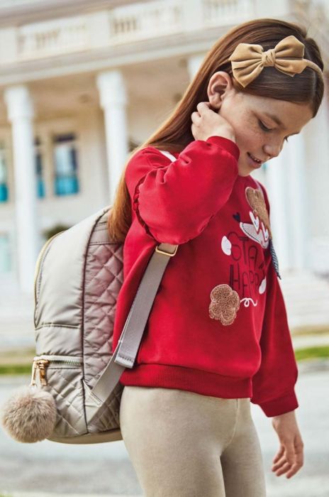 Дитячий лонгслів Mayoral колір червоний (3414748)