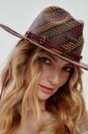 Капелюх LE SH KA headwear Red Fedora колір барвистий