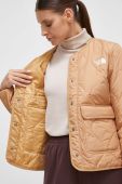Куртка The North Face жіноча колір коричневий перехідна