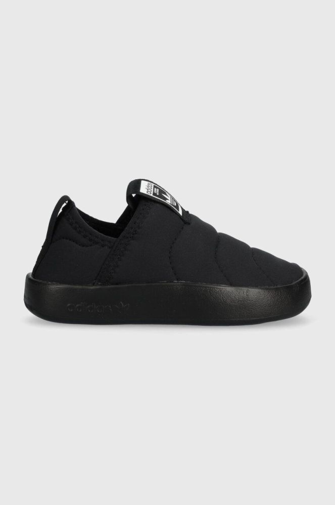 Дитячі тапочки adidas Originals PUFFYLETTE 360 C колір чорний