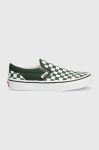 Дитячі кеди Vans UY Classic Slip-On колір зелений