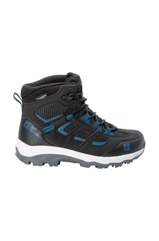 Дитячі зимові черевики Jack Wolfskin VOJO TEXAPORE MID колір чорний