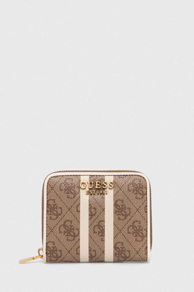 Гаманець Guess жіночий колір бежевий (3293993)