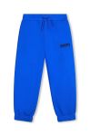 Дитячі спортивні штани Kenzo Kids однотонні колір блакитний (3425787)