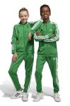 Дитячі спортивні штани adidas Originals колір зелений з аплікацією (3381831)