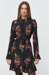 Сукня Twinset колір чорний mini пряма (3542471)