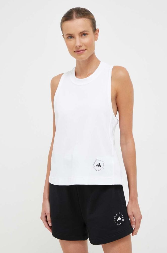 Топ adidas by Stella McCartney жіночий колір білий