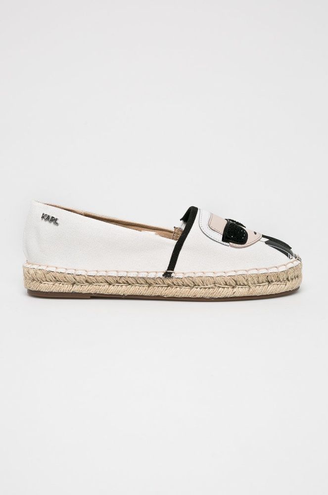 Karl Lagerfeld - Еспадрилі Karl Ikonic Slip On колір білий (803429)