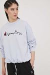 Кофта Champion 115039 жіноча  з принтом колір блакитний