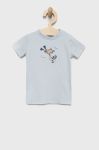 Дитяча футболка Name it з принтом колір блакитний