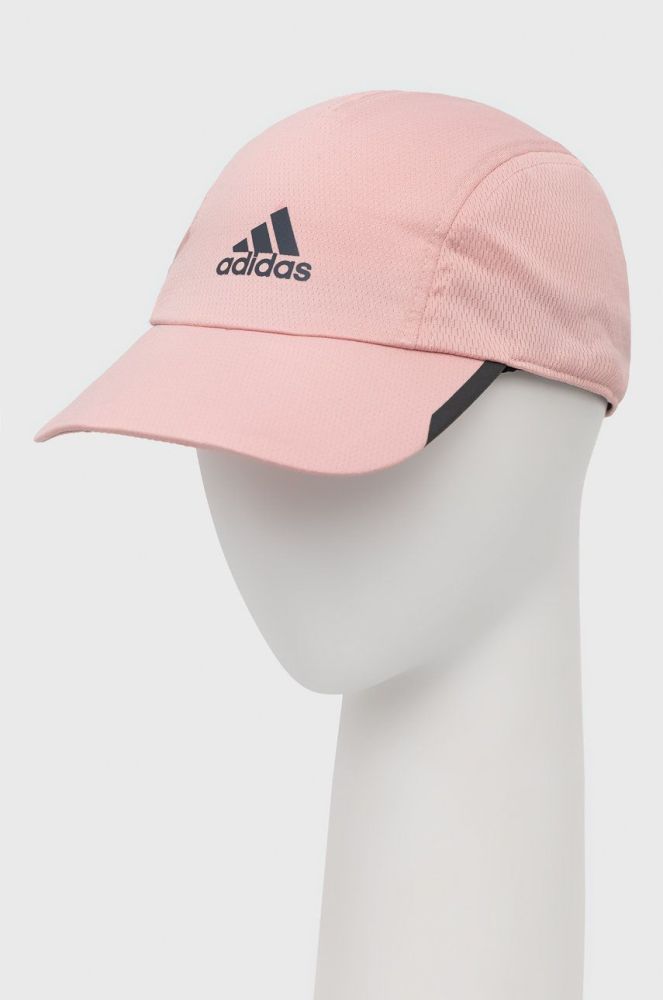 Кепка adidas Performance HE9760 колір рожевий з принтом