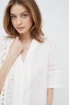 Сорочка Desigual жіноча колір білий regular класичний комір (2526665)