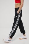 Штани adidas Performance H59081 жіночі колір чорний фасон jogger висока посадка