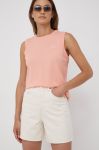 Шорти Lee жіночі колір бежевий однотонні висока посадка