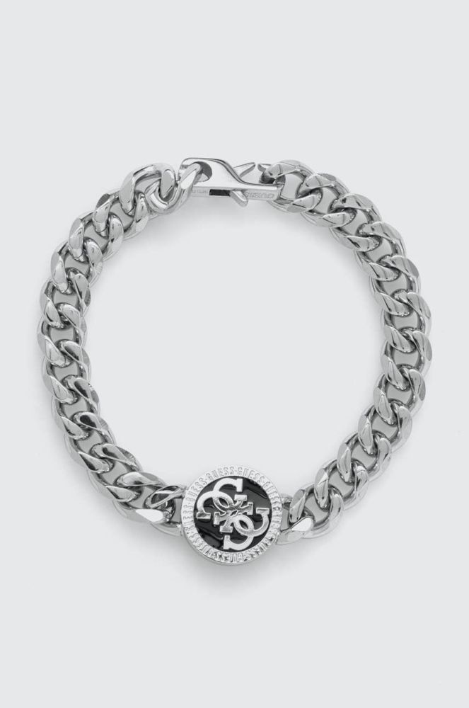 Браслет Guess чоловічий колір срібний (3069147)