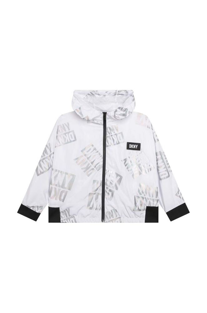Дитяча куртка Dkny колір білий (3081479)