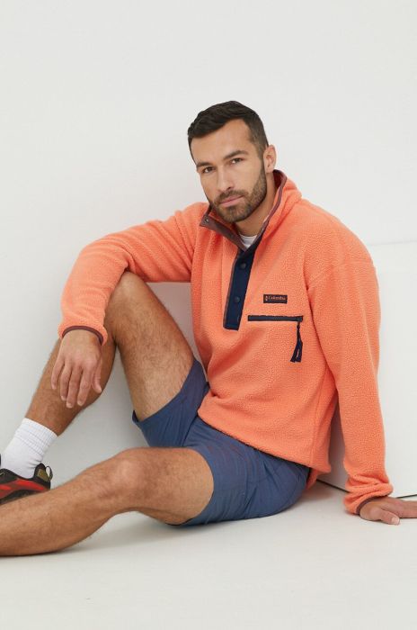 Кофта Columbia чоловіча колір помаранчевий однотонна 1889853-849 (2957357)