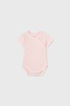Дитяче бавовняне боді Mayoral Newborn колір рожевий (2964601)