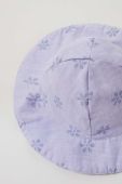 Дитяча бавовняна панама OVS колір фіолетовий з бавовни