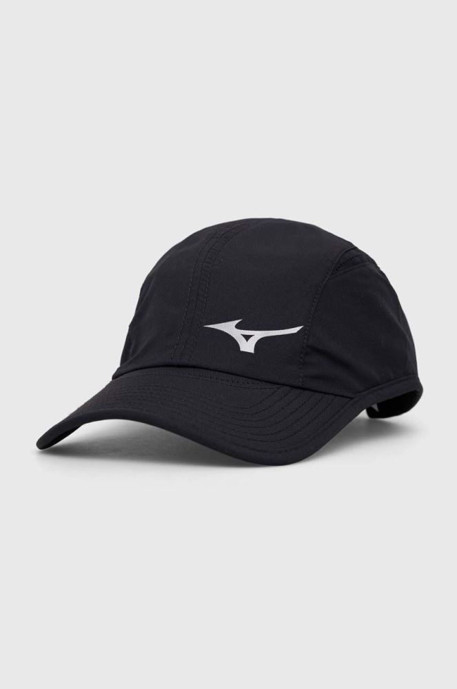 Кепка Mizuno колір чорний з принтом