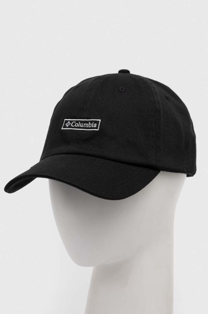 Кепка Columbia колір чорний з аплікацією 2032041-890