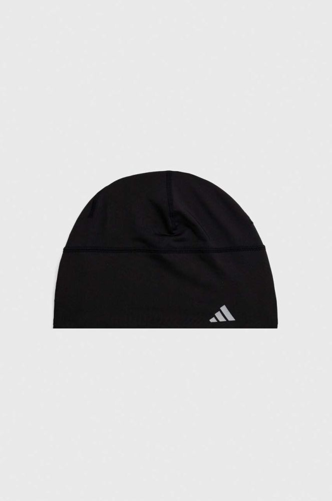 Шапка adidas Performance колір чорний з тонкого трикотажу (3326059)